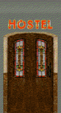 Hostel door