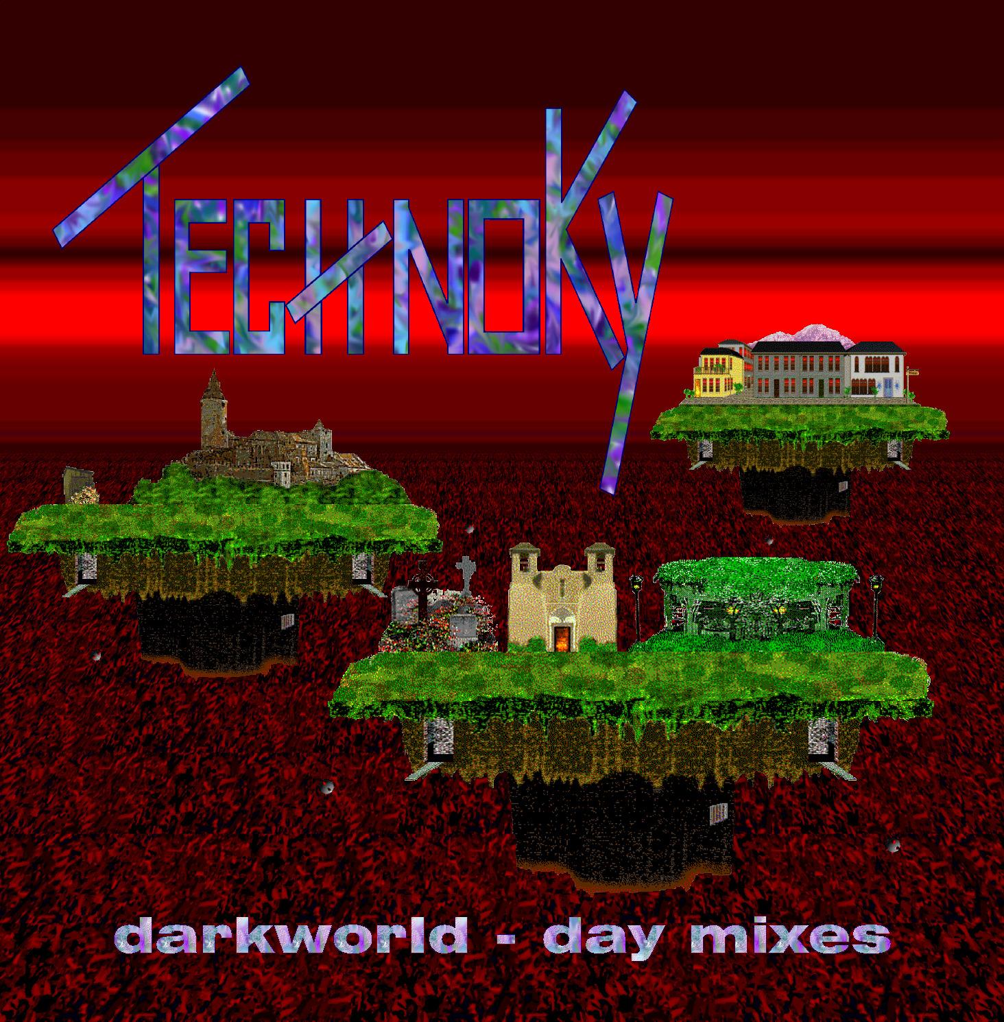 CD cover for "darkworld - day mixes" from TechnoKy