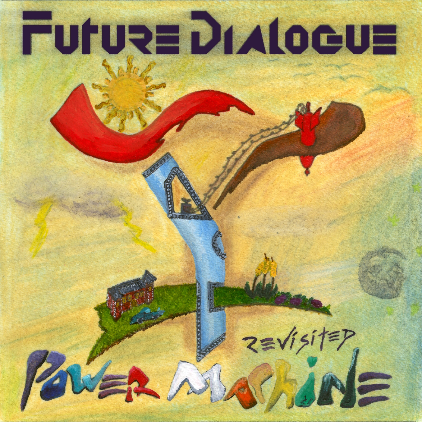 CD cover for "Power Machine revisited" from Future Dialogue